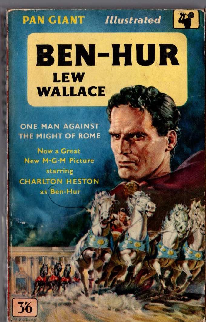 Lew Wallace  BEN-HUR (Film tie-in) front book cover image