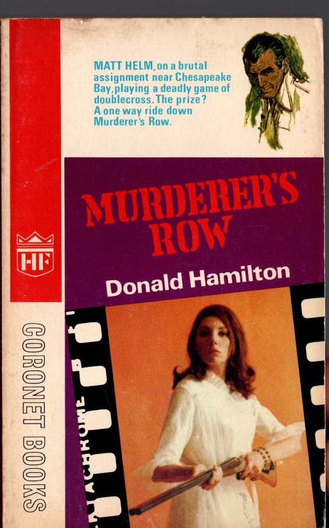 Donald Hamilton  MURDERER'S ROW front book cover image
