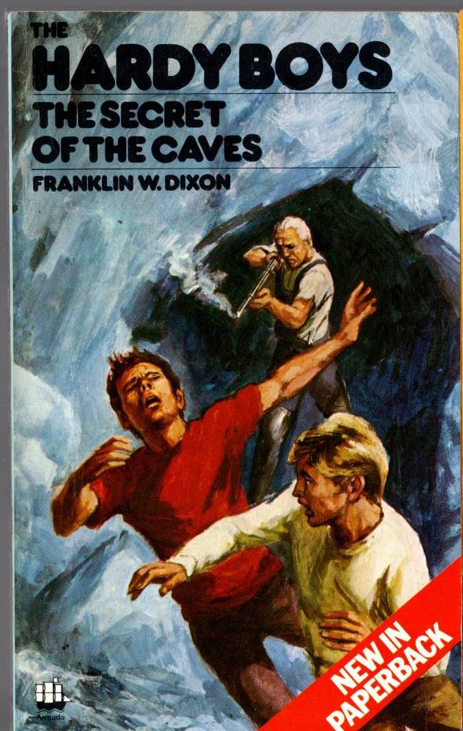 Franklin W. Dixon  THE HARDY BOYS: THE SECRET OF THE CAVES front book cover image