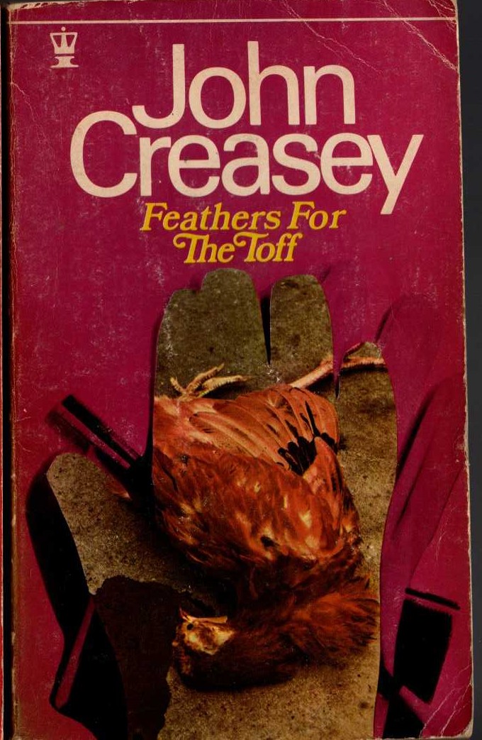 John Creasey  FEATHERS FOR THE TOFF front book cover image