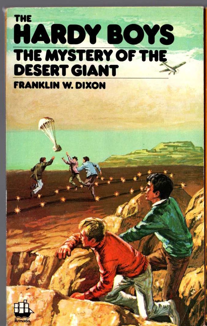 Franklin W. Dixon  THE MYSTERY OF THE DESERT GIANT front book cover image