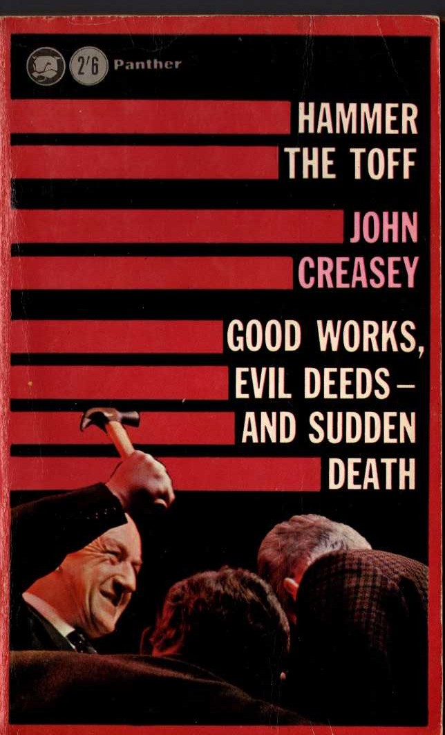 John Creasey  HAMMER THE TOFF front book cover image