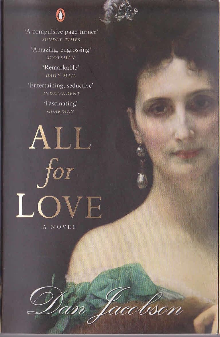 Dan Jacobson  ALL FOR LOVE front book cover image