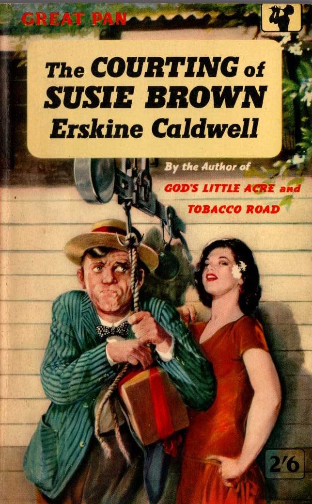 Erskine Caldwell  THE COURTING OF SUSIE BROWN front book cover image