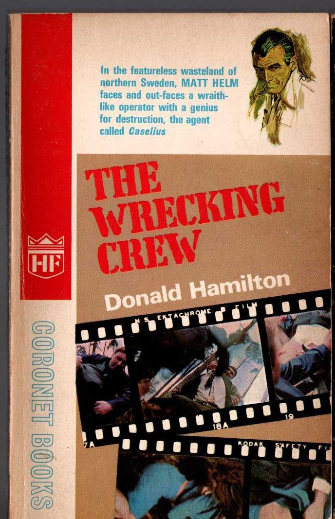 Donald Hamilton  THE WRECKING CREW front book cover image