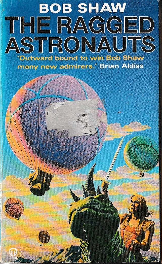Bob Shaw  THE RAGGED ASTRONAUTS front book cover image