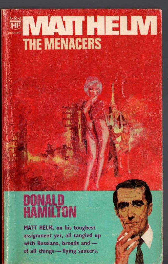 Donald Hamilton  THE MENACERS front book cover image
