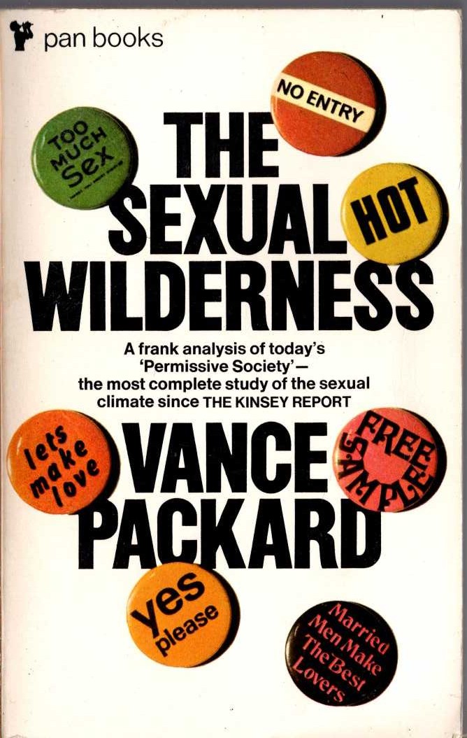 Vance Packard  THE SEXUAL WILDERNESS front book cover image