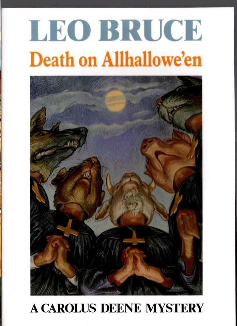 Leo Bruce  DEATH ON ALLHALLOWE'EN front book cover image