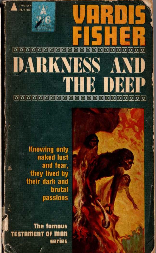 Vardis Fisher  DARKNESS AND THE DEEP front book cover image