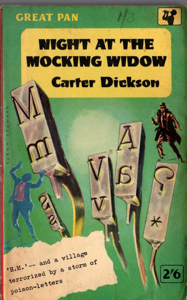 Carter Dickson  NIGHT AT THE MOCKING WIDOW front book cover image