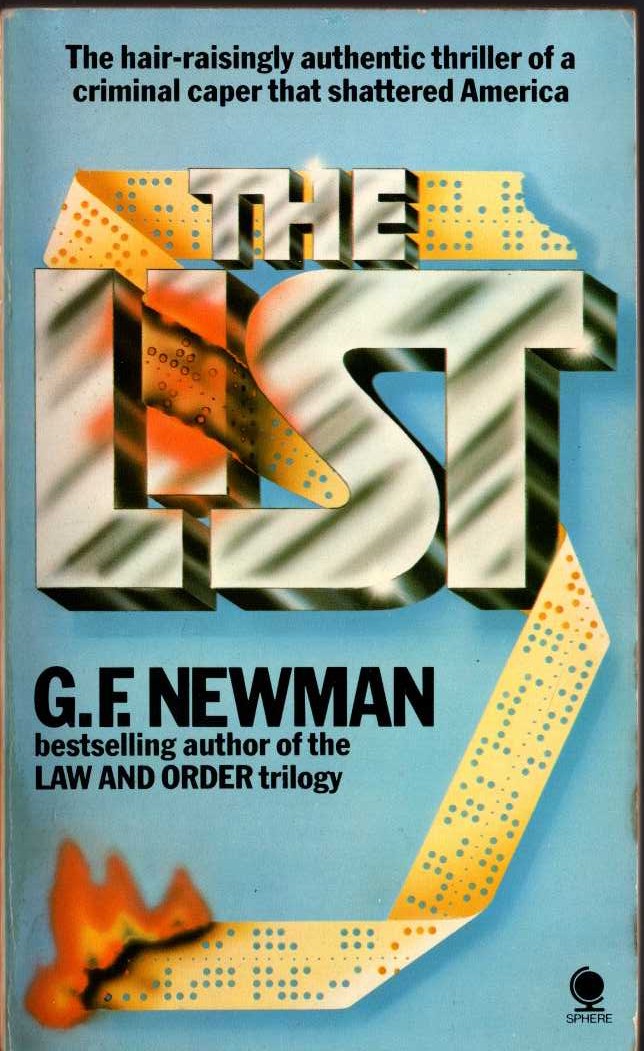 G.F. Newman  THE LIST front book cover image