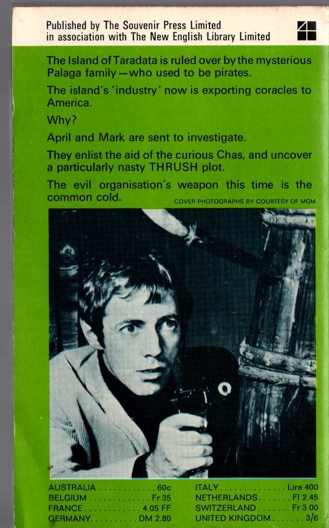 Simon Latter  THE GIRL FROM U.N.C.L.E. (3): THE GOLDEN BOATS OF TARADATA AFFAIR magnified rear book cover image