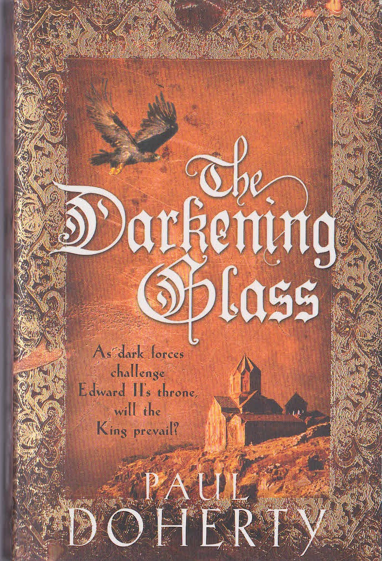 Paul Doherty  THE DARKENING GLASS front book cover image