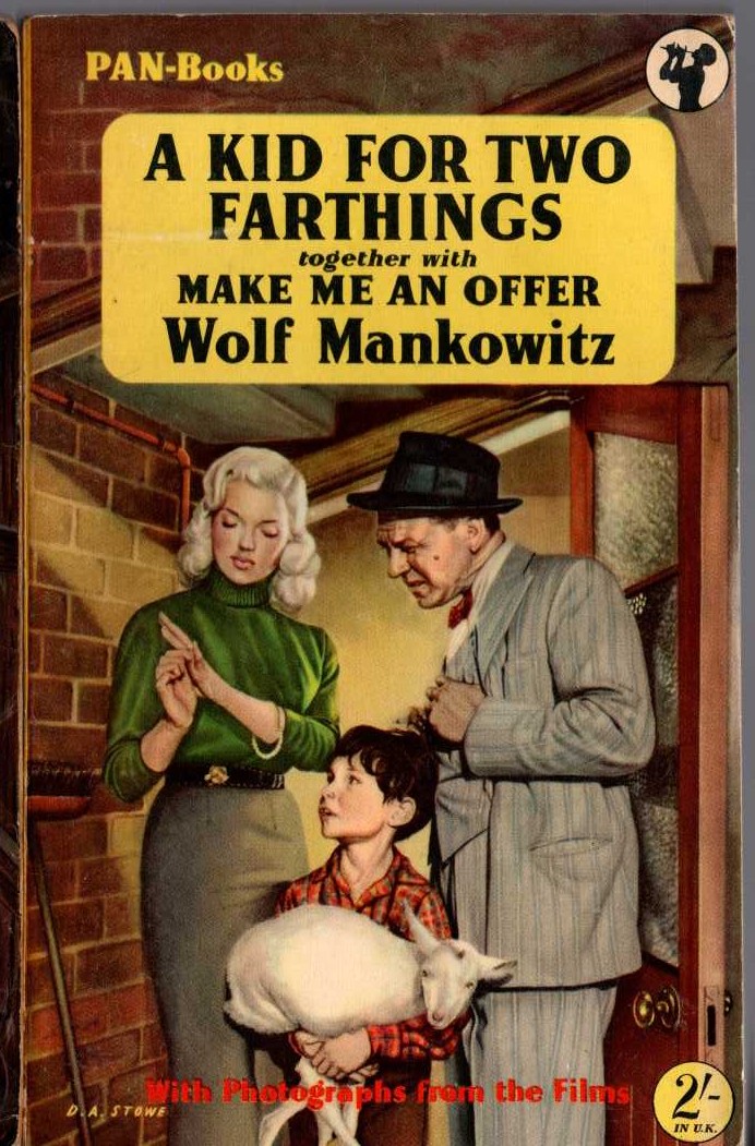 Wolf Mankowitz  A KID FOR TWO FARTHINGS front book cover image