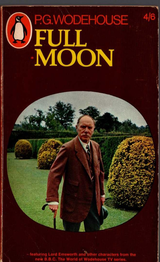 P.G. Wodehouse  FULL MOON (Sir Ralph Richardson) front book cover image