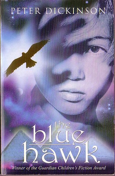 Peter Dickinson  THE BLUE HAWK front book cover image