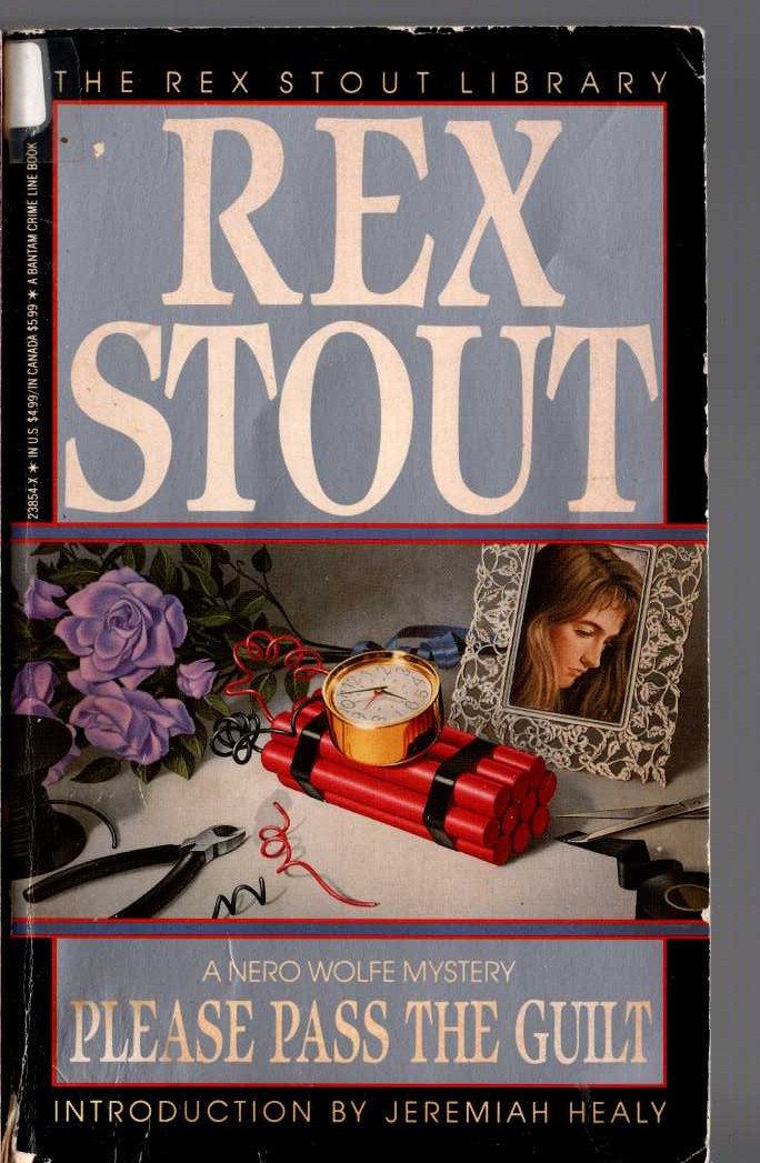 Rex Stout  PLEASE PASS THE GUILT front book cover image