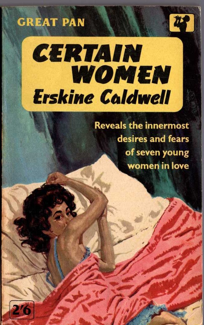 Erskine Caldwell  CERTAIN WOMEN front book cover image