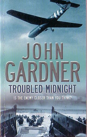 John Gardner  TROUBLED MIDNIGHT front book cover image