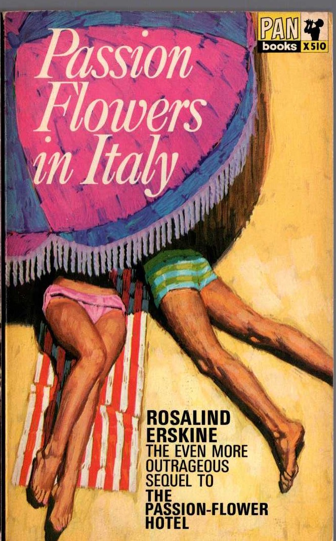 Rosalind Erskine  PASSION FLOWERS IN ITALY front book cover image