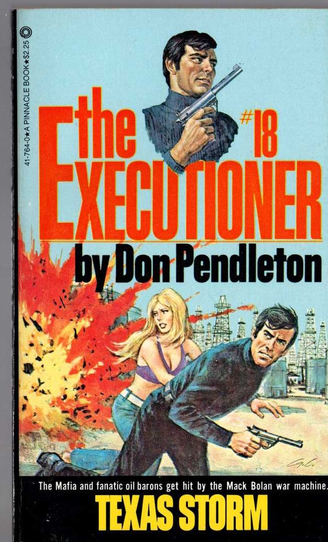Don Pendleton  THE EXECUTIONER 18: TEXAS STORM front book cover image