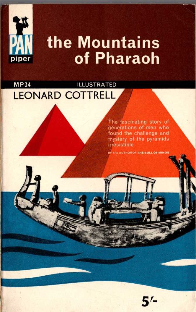 Leonard Cottrell  THE MOUNTAINS OF PHARAOH front book cover image