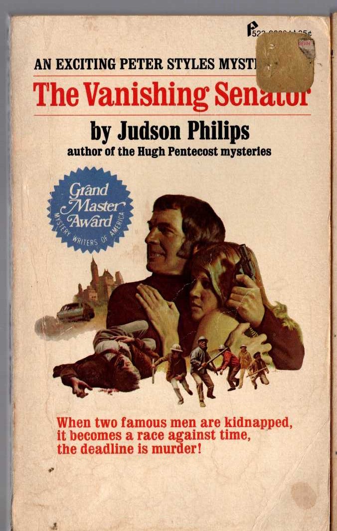 Judson Philips  THE VANISHING SENATOR front book cover image
