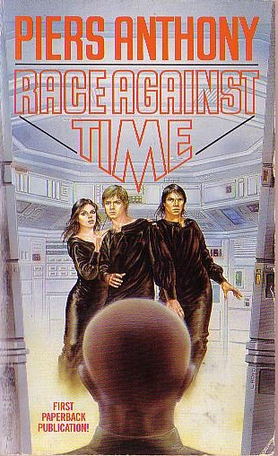 Piers Anthony  RACE AGAINST TIME front book cover image
