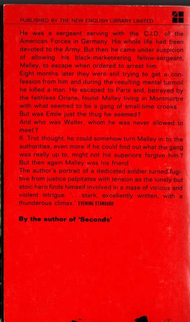 David Ely  TROT magnified rear book cover image