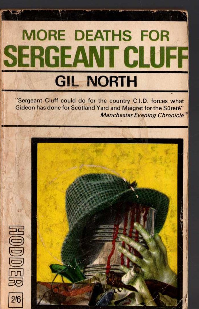Gil North  MORE DEATHS FOR SERGEANT CLUFF front book cover image