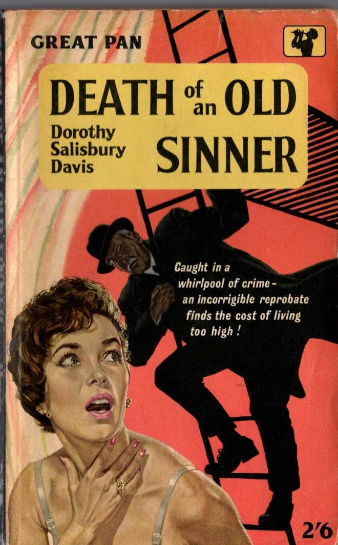 Dorothy Salisbury Davis  DEATH OF AN OLD SINNER front book cover image