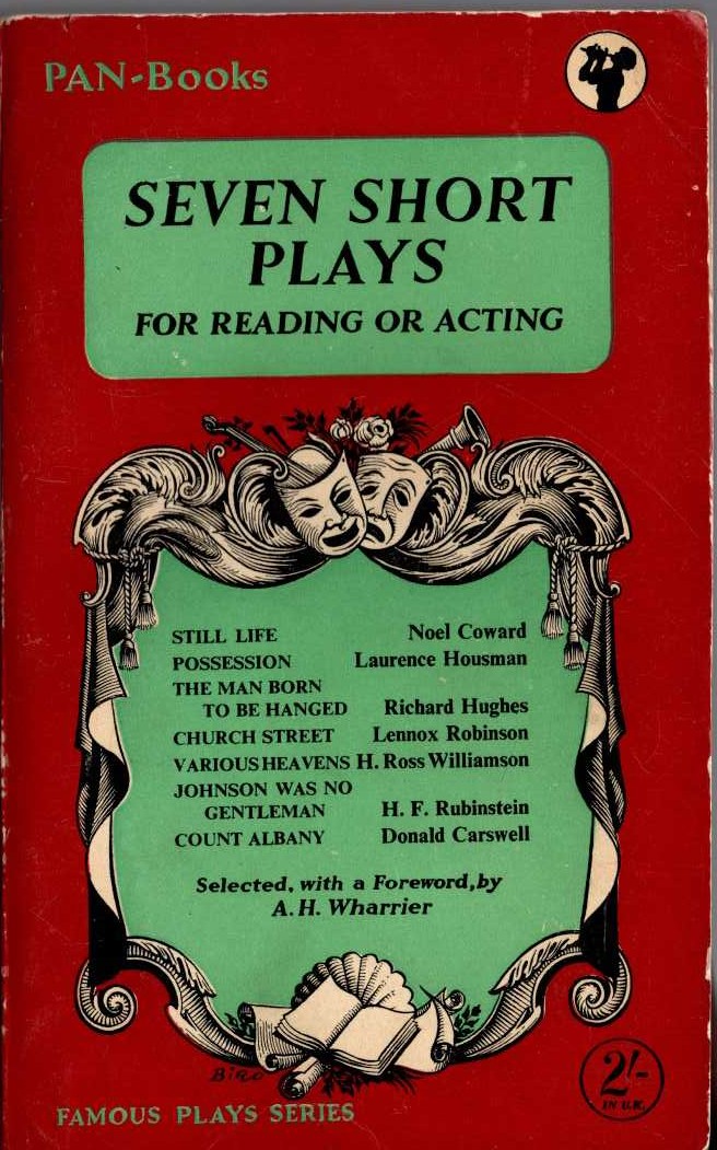 A.H. Wharrier (compiles) SEVEN SHORT PLAYS for reading or acting front book cover image
