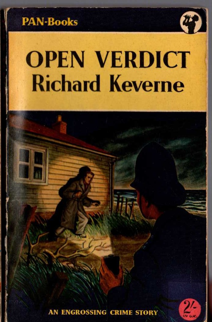 Richard Keverne  OPEN VERDICT front book cover image