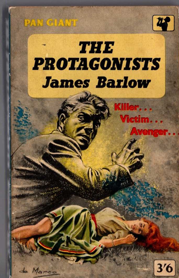James Barlow  THE PROTAGONISTS front book cover image