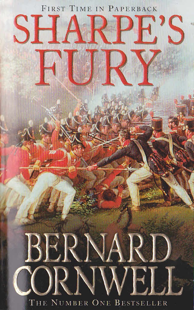 Bernard Cornwell  SHARPE'S FURY front book cover image