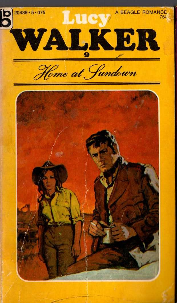 Lucy Walker  HOME AT SUNDOWN front book cover image