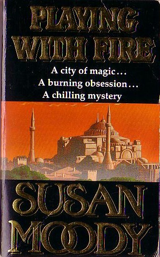 Susan Moody  PLAYING WITH FIRE front book cover image