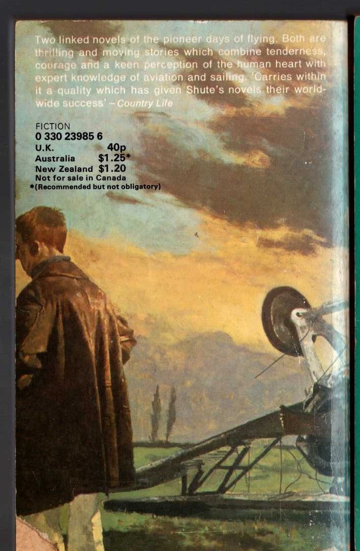 Nevil Shute  STEPHEN MORRIS magnified rear book cover image