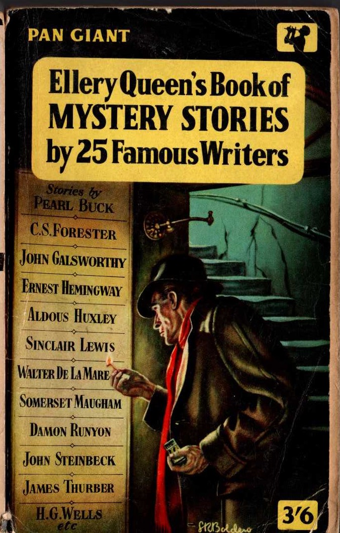 Ellery Queen (edit) ELLERY QUEEN'S BOOK OF MYSTERY STORIES by 25 Famous Writers front book cover image