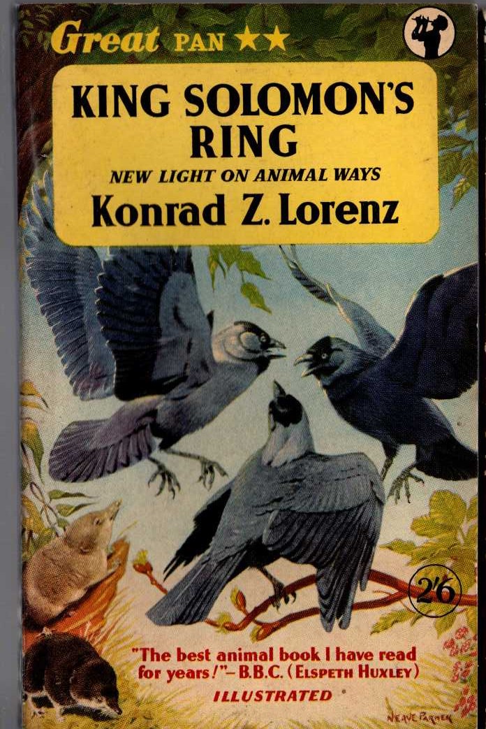 Konrad Z. Lorenz  KING SOLOMAN'S RING front book cover image