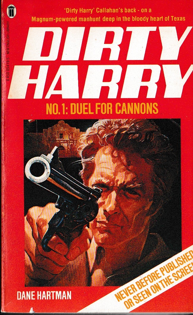 Dane Hartman  DIRTY HARRY No.1: DUEL FOR CANNONS front book cover image
