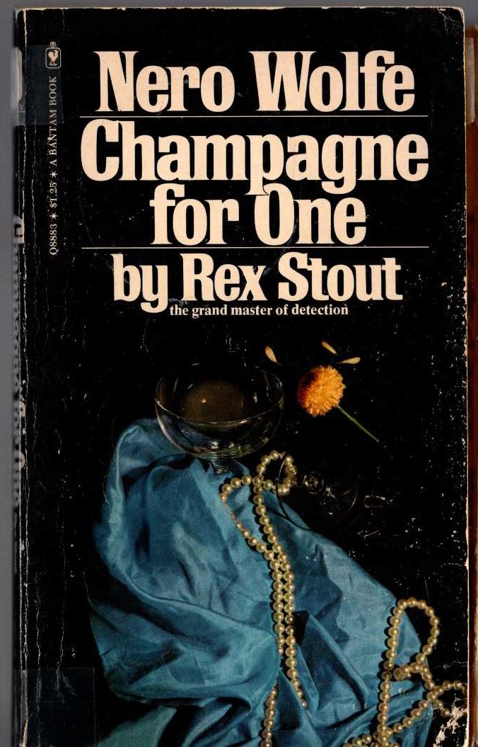 Rex Stout  CHAMPAGNE FOR ONE front book cover image