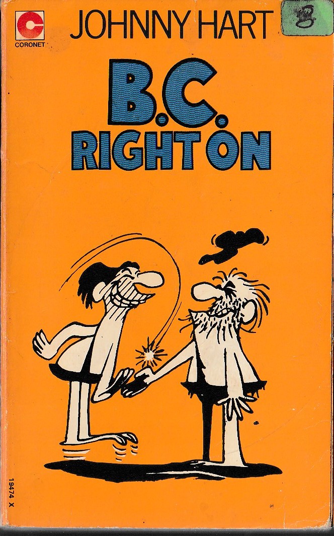 Johnny Hart  B.C. RIGHT ON front book cover image