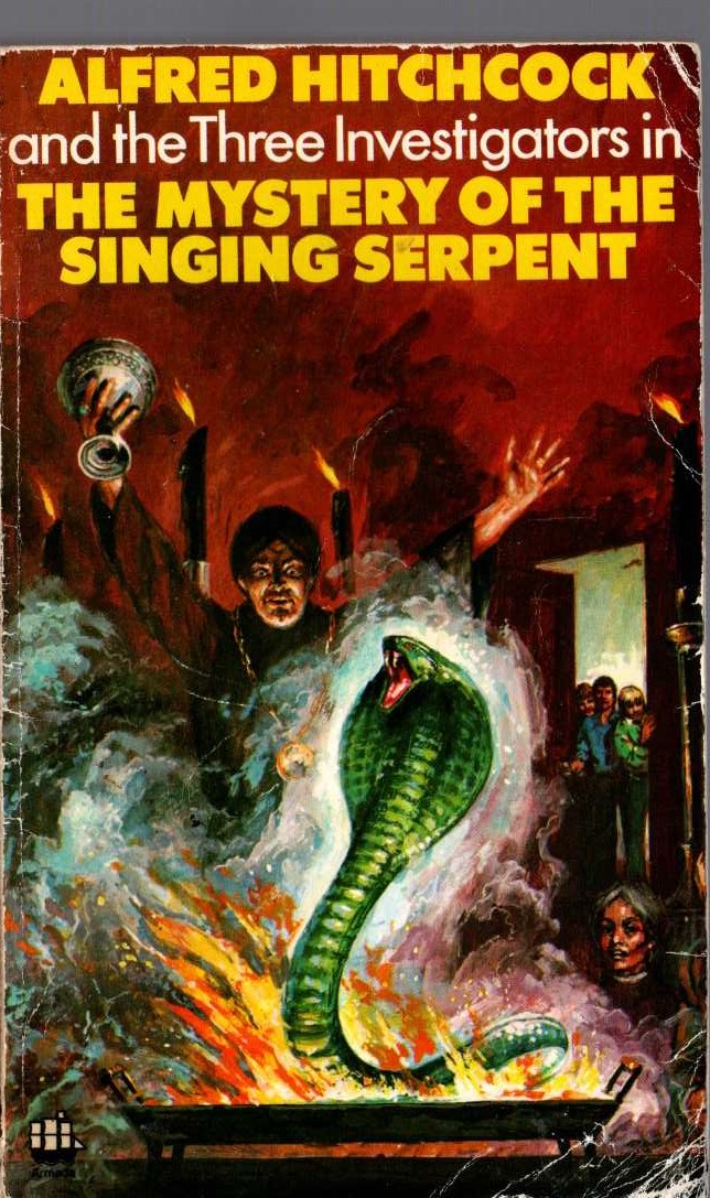 Alfred Hitchcock (introduces_The_Three_Investigators) THE MYSTERY OF THE SINGING SERPENT front book cover image
