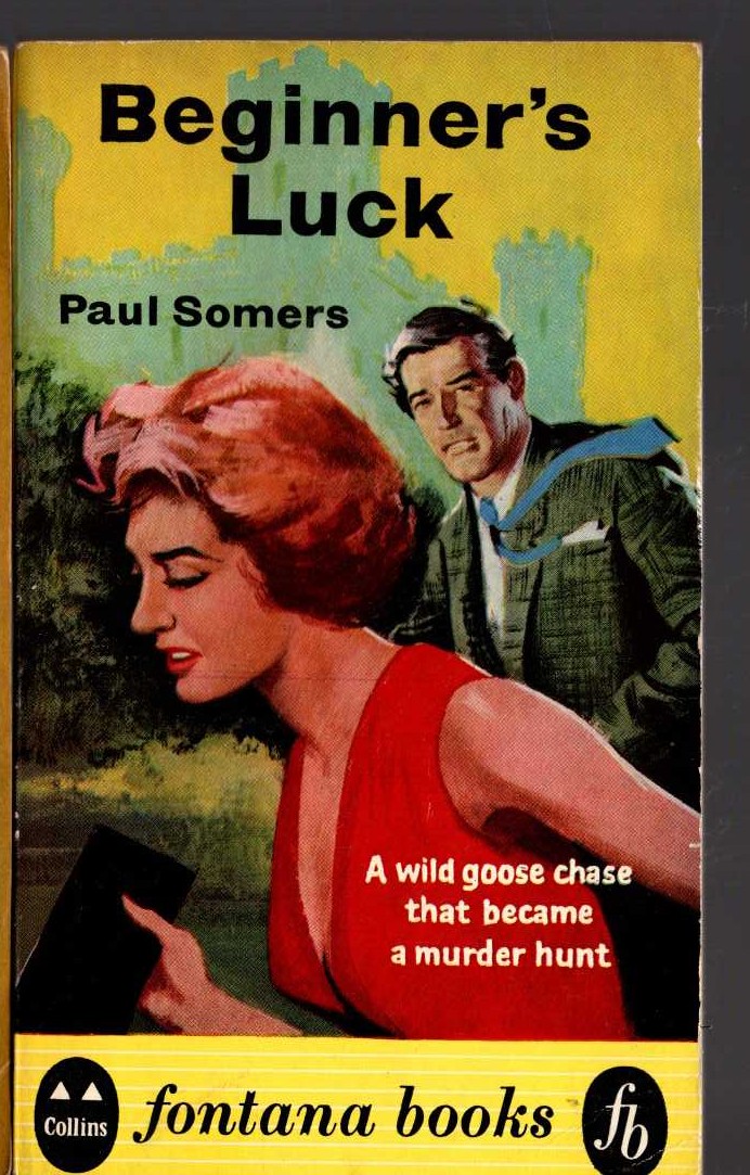 Paul Somers  BEGINNER'S LUCK front book cover image