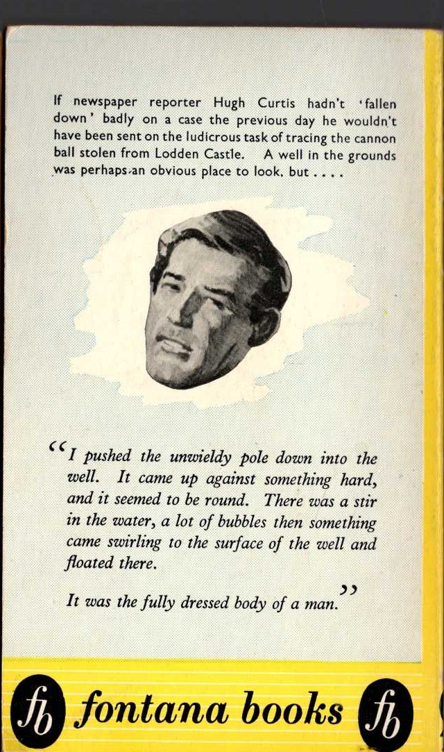 Paul Somers  BEGINNER'S LUCK magnified rear book cover image