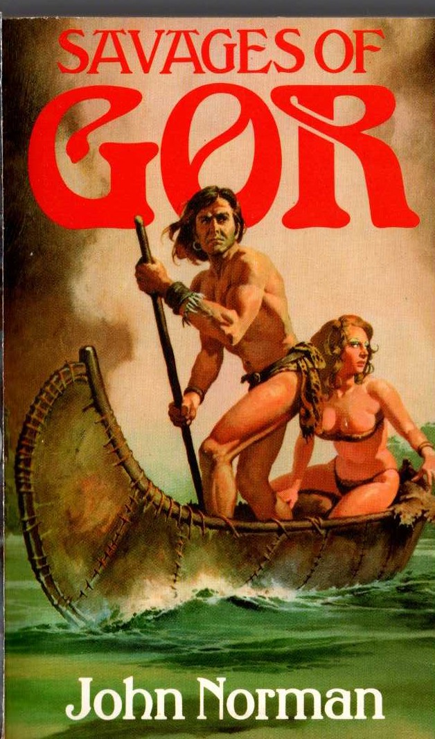 John Norman  SAVAGES OF GOR front book cover image