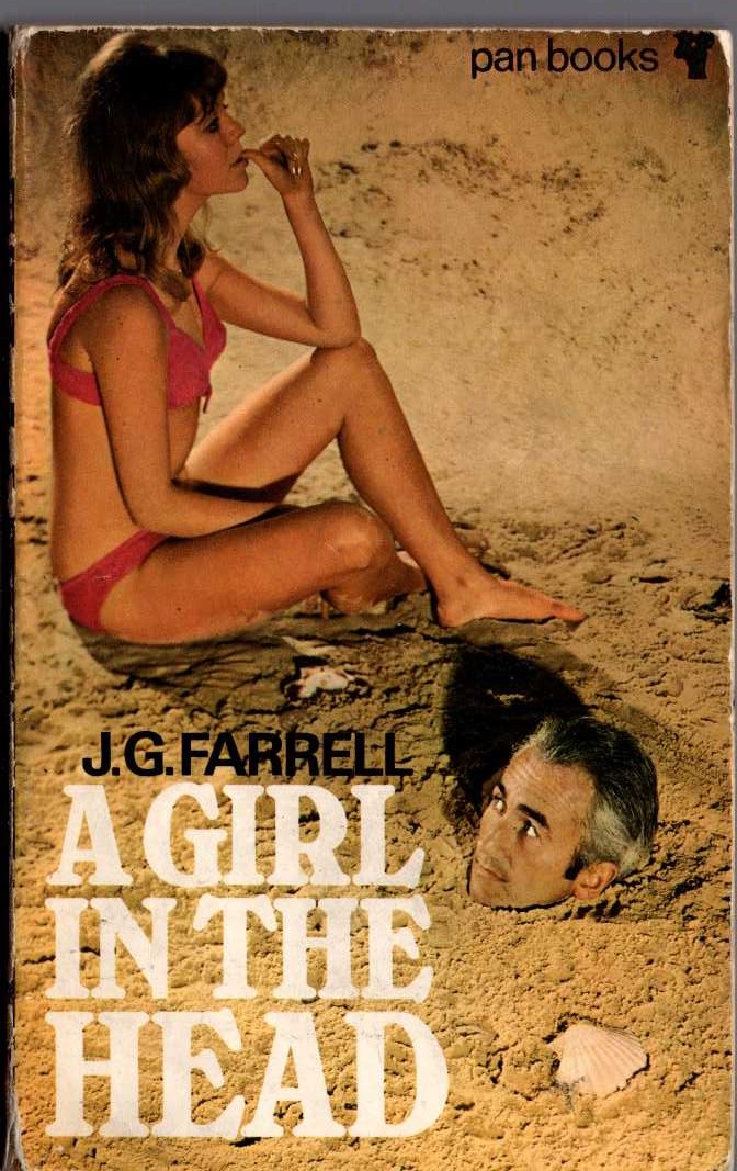 J.G. Farrell  A GIRL IN THE HEAD front book cover image