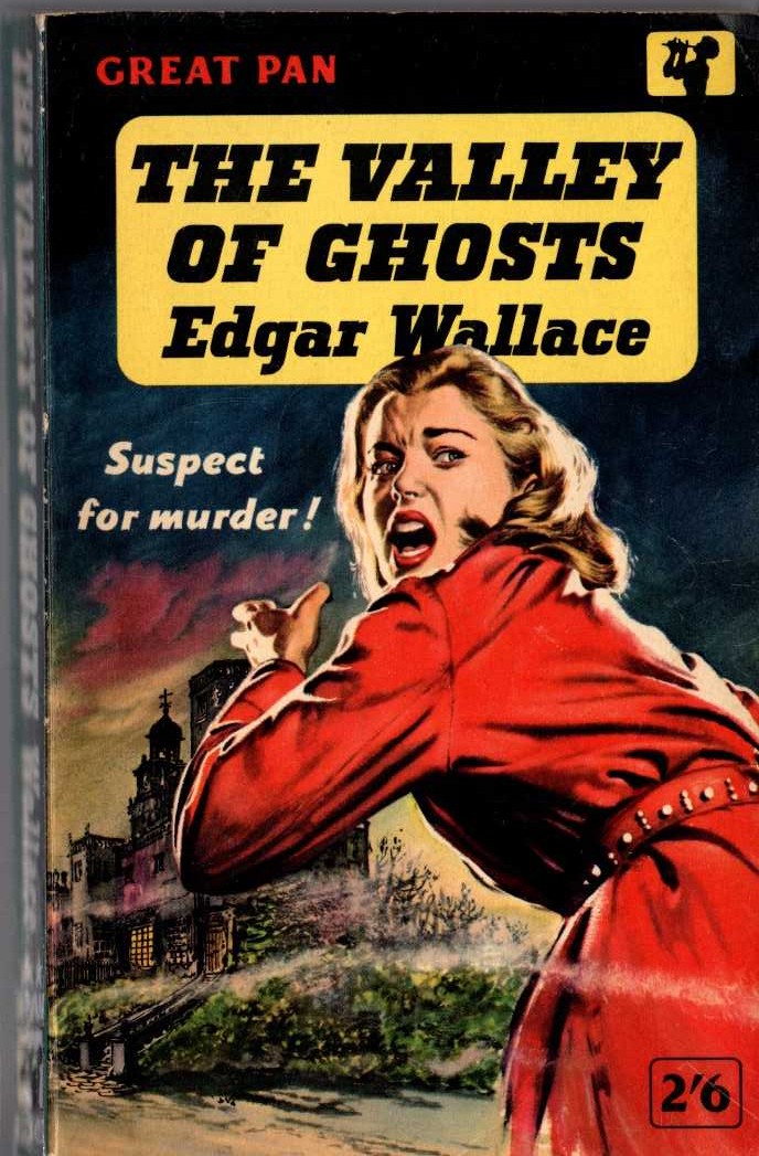 Edgar Wallace  THE VALLEY OF GHOSTS front book cover image